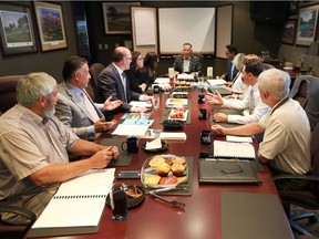 The WindsorEssex Economic Development Corporation board during a meeting on June 29, 2016 in Windsor, Ont.