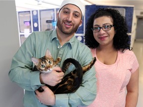 Wissam Bazzi, his wife Suheila and their cat Nala are headed back to Fort McMurray after the devastating wildfires that swept through the Alberta city forced them to leave. The Windsor-Essex Humane Society cared for their cat while the couple has been in town following the evacuation.