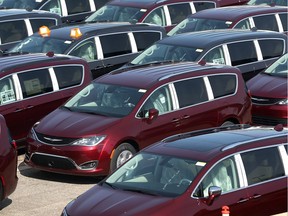 Fiat Chrysler launches the 2017 Pacifica at the Windsor Assembly Plant in Windsor, Ont., on May 6, 2016.