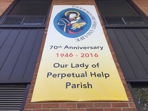 Our Lady of Perpetual Help in Windsor is celebrating its 70th anniversary this weekend. (Jason Kryk/Windsor Star)