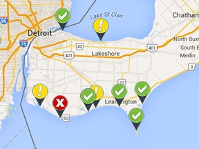 A high bacteria count has closed Colchester Beach.