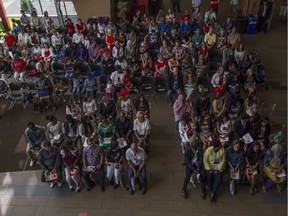 Thirty-one people from 16 countries were sworn in as Canadian citizens at the Canada Day Immigration, Refugee and Citizenship swearing-in ceremony at the Windsor International Aquatic and Training Centre, Friday, July 1, 2016.