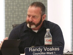 Essex Coun. Randy Voakes during council session on July 18, 2016.