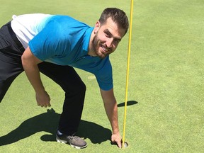 Alex Temesy used a seven-iron to ace the 189-yard 17th hole at Fox Glen. It was witnessed by his dad, Mitch Temesy.