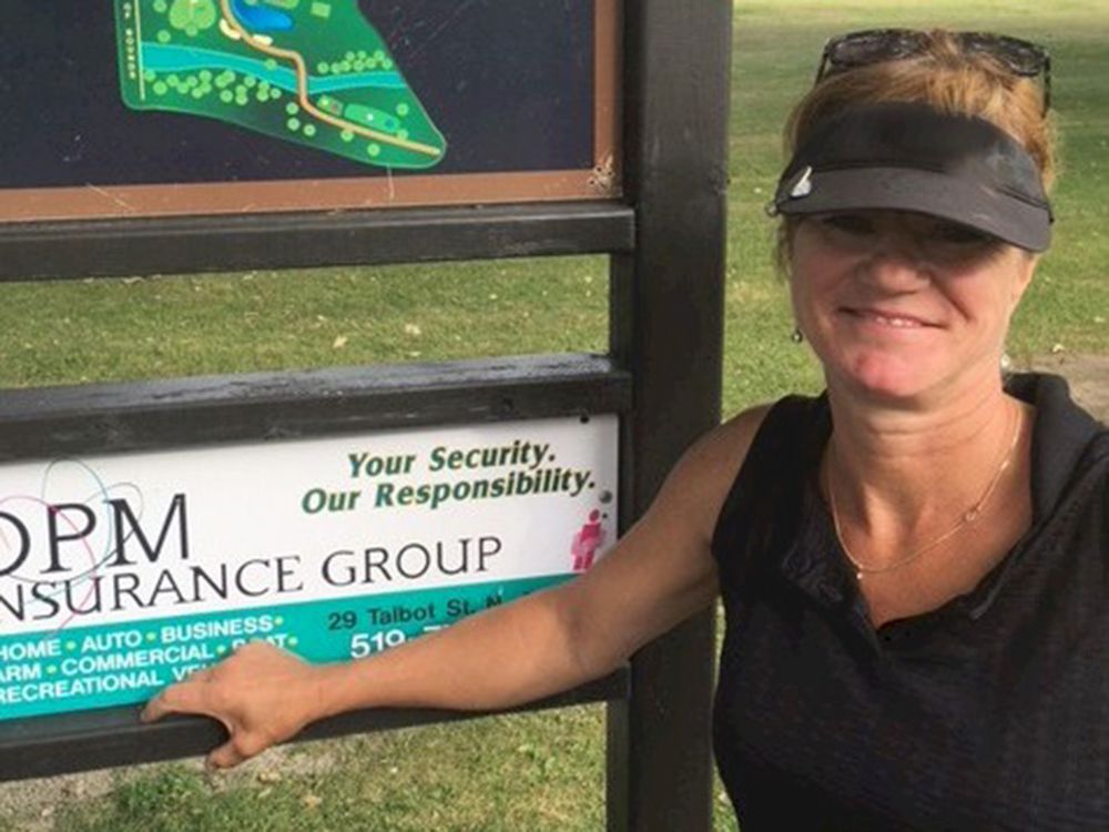 Local Ace Laurie Girard, No. 16, Belleview National Post