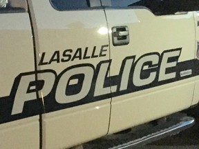 A LaSalle police cruiser