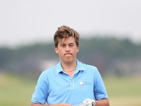 Curtis Hughes during the Jamieson Junior Golf Tour at Seven Lakes Golf Course on July 7, 2015.