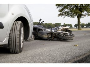 Motorcycle accident. Photo by Getty Images.