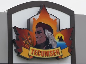 The Town of Tecumseh sign is shown in this May 11, 2016 file photo.