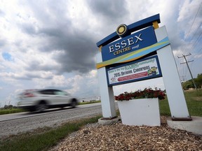 A sign greets drivers entering the Town of Essex.