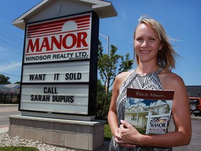 Real estate agent Sarah Dupuis, shown July 22, 2016, ran out of listings due to the hot Windsor area market.