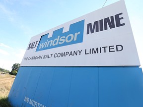 The Windsor Salt Mine owned by the Canadian Salt Company Limited on Morton Drive in Windsor, Ont. is pictured on July 25, 2016.   Plans for a $60 million expansion have been announced.