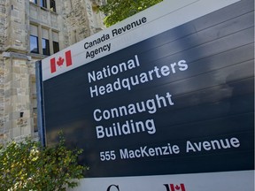 Canadian Revenue Agency's Headquarters at 555 MacKenzie Ave., in Ottawa.