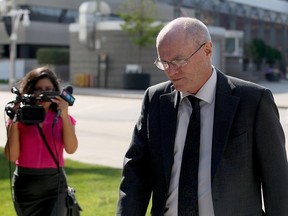 Found not guilty on all charges, Robert Shaw leaves Superior Court in Windsor Thursday August 11, 2016. (NICK BRANCACCIO/Windsor Star)