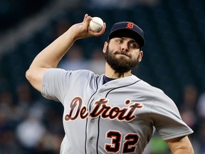 Detroit Tigers starting pitcher Michael Fulmer throws against the Seattle Mariners in the fourth inning of a baseball game, Monday, Aug. 8, 2016, in Seattle. (AP Photo/Elaine Thompson)