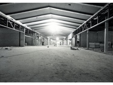 April 6, 1970: Work continues on the interior of Devonshire Mall in Windsor. This desolate expanse will soon be a temperature-controlled mall lined with planters and benches.
Windsor Star