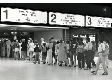 Aug. 25, 1985: Moviegoers line up at Devonshire Mall cinemas.
Windsor Star