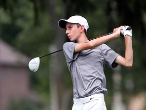 Pointe West's Alek Mauro defeated David Nunes to win the 2016 Essex-Kent Junior Golf tournament at Roseland Golf Course in Windsor, Ont.