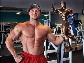 Windsor's Joey Flores won the Canadian championship in classic men's physique and earned his International Federation of Body Building pro card. He's shown recently with his trophy at the Riverside Family Fitness which he owns and operates.