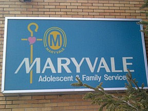 A sign from the Maryvale Adolescent and Family Services centre