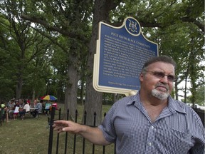 Glen Cook, organizer of the 9th annual Puce River Black Community Homecoming and Picnic at the Puce River Black Community Cemetery is pictured Saturday, Aug. 13, 2016.