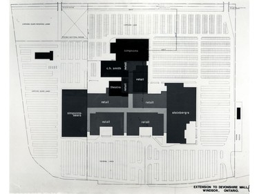 This June 1973 photo shows the plans for a Devonshire Mall extension in Windsor.
Windsor Star