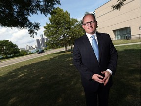 Mayor Drew Dilkens stands near the Art Gallery on Aug. 12, 2016.