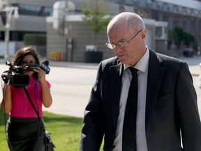 Robert Shaw leaves Superior Court of Justice Aug. 11, 2016 after being found not guilty on all sexual crimes counts.