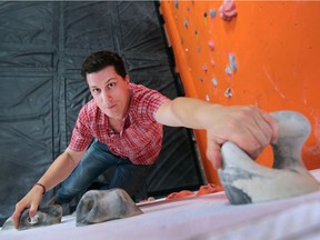 Marco Fiori's love of rocking climbing has turned into Windsor Rock Gym, which opened two weeks ago.