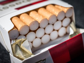A pack of cigarettes is pictured in this 2015 file photo.