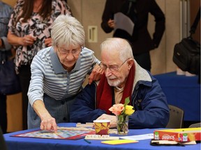 Carolyn Cole and her brother, Jim Armaly, visit the new Memory Cafe at the Ojibway Nature Centre on Wednesday, Sept. 28, 2016.The space was the idea of the Alzheimer Society of Windsor and Essex County in collaboration with other local groups.