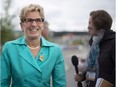 Ontario Premier Kathleen Wynne arrives for a meeting of Premiers in Whitehorse, Yukon, Friday, July, 22, 2016. Wynne is proroguing the legislature so that her government can deliver a new throne speech Monday, pressing the reset button to outline a new set of priorities less than two years away from the next provincial election.
