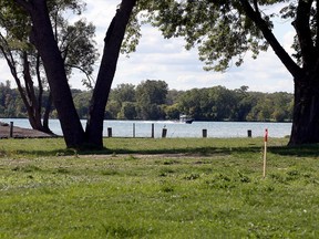 Demolition of the former Abars tavern has help provide a picturesque view from Riverside Drive East near Lauzon Road.