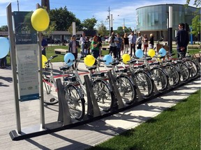 Students at the University of Windsor can get around easier after the school and its students alliance launched the Ubike Share program on Friday, Sept. 16, 2016.