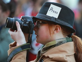 Riverside Secondary School students participated in a Creepy Carnival event on Friday, October 28, 2016, and raised $4,000 for The Kidney Foundation of Canada during their annual fun run. Ceara Knowles, a grade 10 student was capturing the event while dressed up as an old school journalist.