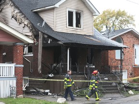 A 19-year-old University of Windsor student was killed and five others injured in an early morning fire at 227 Rankin Avenue on Oct. 26, 2016. The Ontario Fire Marshal's office, Windsor Police and Windsor Fire Service are investigating the fatal fire. (JASON KRYK/Windsor Star)