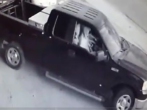Windsor police are seeking this truck in connection with the theft of an Ebike from the 700 block of Tecumseh Road East.