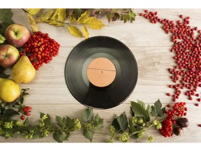 Autumn music. Vinyl. Thanksgiving. Photo by Getty Images.
