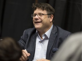 Actor Sean Astin greets fans at Windsor ComiCon at Caesars Windsor, Saturday, Oct. 15, 2016.