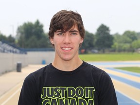 Windsor Lancers’ Corey Bellemore won the men’s 10km race at the OUA cross-country championship in Toronto on Oct. 29, 2016.