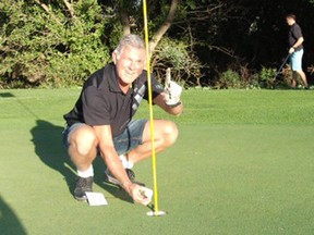 Brian Campeau used a pitching wedge to ace the 103-yard Par 3 No. 16 at Belleview. His witnesses were Ken Galerno, Paul Cole and Jeff Hayes.