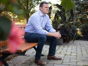 Former Essex MP Jeff Watson reflects at King's Navy Yard Park in Amherstburg in October 2015.