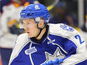 Owen Lalonde of the Sudbury Wolves