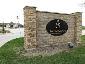 The Ambassador Golf Club is pictured in Windsor on March 29, 2012. Rumours that the owners of the club have designs on turning the green links into houses are not based in fact, says a spokesman for the Coco Group.