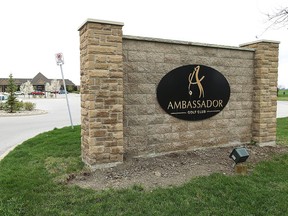 The Ambassador Golf Club is pictured in Windsor on March 29, 2012.