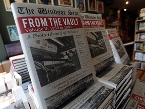 The latest edition of the From the Vault Volume II: 1950 to 1980 are on display at Biblioasis in Windsor on Wednesday.