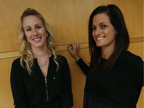 Nurses Megan Hennin, left, and Kristin Smith are photographed at Windsor Regional Hospital in Windsor on Oct. 27, 2016. The pair are this year's recipients of the Daniel Johnson Memorial Education Fund.