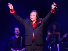 Legendary performer Engelbert Humperdinck listens to the audience sing The Last Waltz at The Colosseum at Caesars Windsor Friday October 07, 2016.