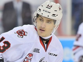 Graham Knott of the Niagara IceDogs was traded to the Windsor Spitfires on Friday, Nov. 11, 2016.