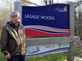 Larry Silani, director of development and strategic initiatives for the Town of LaSalle, looks over the LaSalle Woods conservation area off Normandy Road on Nov. 15, 2016. The municipality received a Carolinian Canada Conservation Award for its work to protect regionally significant endangered species habitat in Canada's Carolinian life zone.